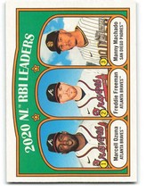 2021 Topps Heritage #87 Manny Machado/Marcell Ozuna/Freddie Freeman NM-MT League - $1.97