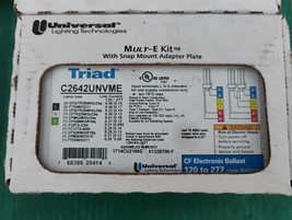 Universal C2642UNVME Triad Compact Fluorescent Electronic Ballast for 2 ... - $19.75