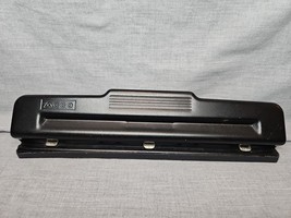 Acco Standard Black 3 Hole Paper Punch Office Accessory - €4,29 EUR