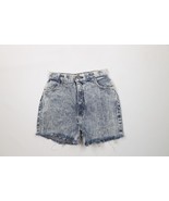 Vintage 90s Streetwear Womens 7 Distressed Acid Wash Cut Off Denim Jean ... - $54.09 CAD
