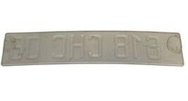 Vintage French License Plate 618 CHC 06 EU France Metal 20.5” image 5