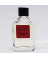 Givenchy L&#39;interdit Paris France Vintage Parfum Travel Splash Micro Mini... - £11.59 GBP