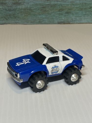 Primary image for Rough Riders 4x4 Police Cop Car Blue White For Parts / Repair Only