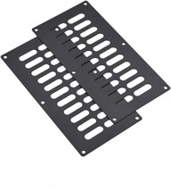 Black Steel, 6X12-Inch, Two-Piece Kit For A Fire Pit With Slots From Sta... - £28.23 GBP