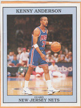 New Jersey Nets Kenny Anderson 1995 Pinup Photo 8x10 - £1.57 GBP