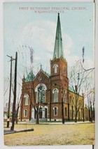 PA First Methodist Episcopal Church Washington Penna 1908 to Eldred Postcard M5 - £7.47 GBP