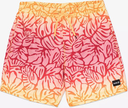 Hurley Cannonball Volley 17&quot; Shorts Mens Unity Red Palm Leaf Print Size ... - $24.99