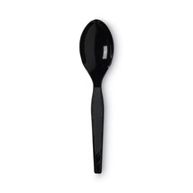 Dixie TM517 Heavy Mediumweight Plastic Cutlery Teaspoons - Black (1000/Ct) New - £66.32 GBP
