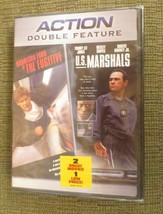 Action Double Feature Fugitive &amp; Us Marshals Dvd - £5.87 GBP