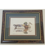 Vintage 1980 Richard Sloan Artist Mallard Ducks Print Signed, Matted &amp; F... - $68.91 CAD