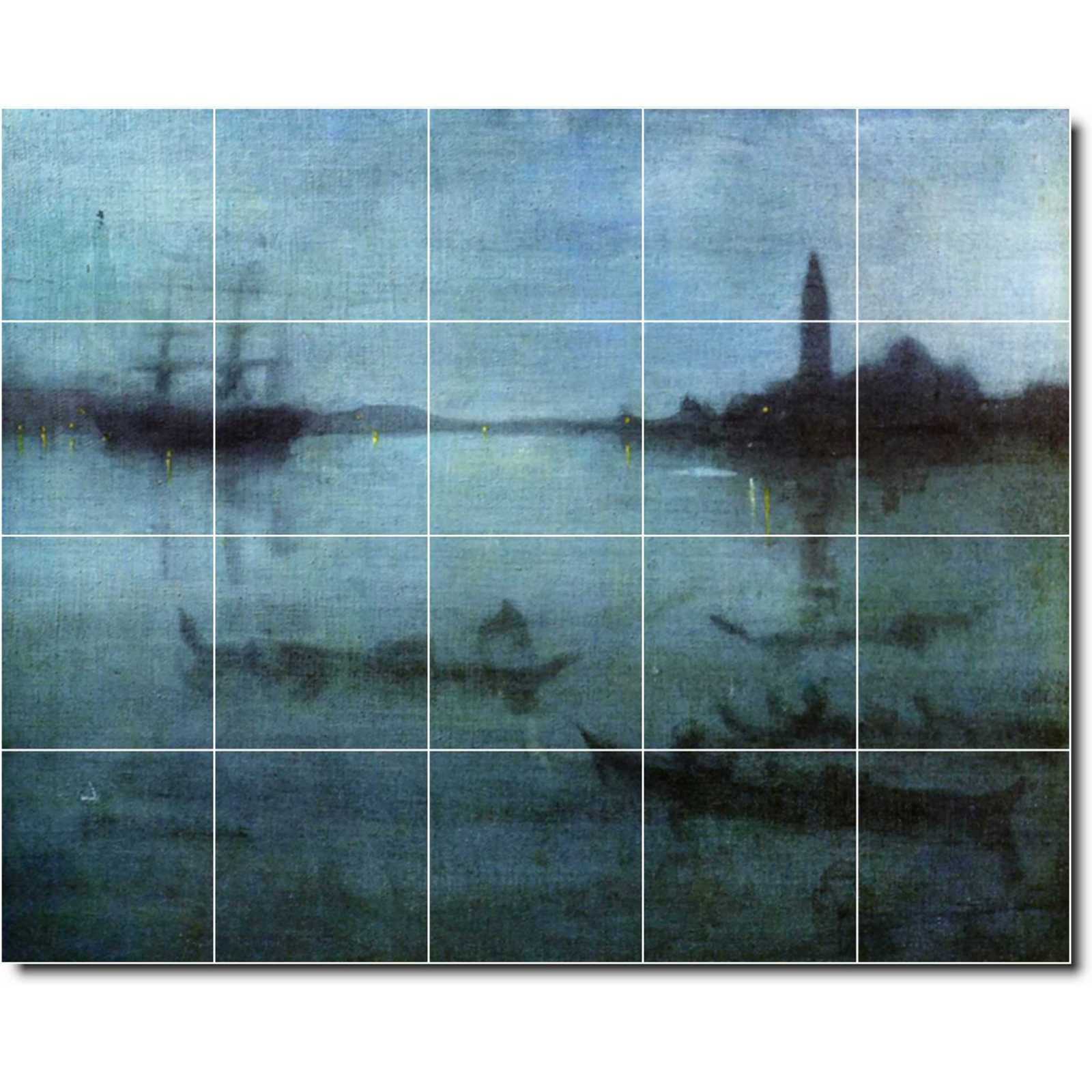 Whistler james blue and silver nocturne in blue and silver the lagoon venice