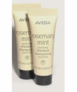 AVEDA Rosemary Mint Purifying Shampoo Cleans Hair .34oz 10ml RARE NEW - $213.23 MXN