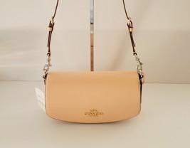 Coach CT768 Andrea Shoulder Handbag Tonal Hardware Bag Faded Blush Leather - £125.61 GBP