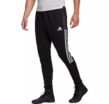 adidas Men&#39;s Tiro 21 Pants Black/White Size Large GH7305 Brand New With Tags - £34.65 GBP