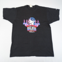 Vintage 1985 Walt Disney World Magic Music Days T-Shirt L Black 80s Scre... - $23.70