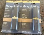 2 Loreal Mattique Conceal Oil Free Make Up - Soft Ivory - 0.15oz - $24.69