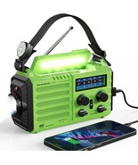 Weather Radio Solar Hand Crank Emergency Radio 5 Ways Powered AM FM SW N... - $83.67