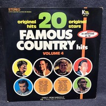 20 Famous Country Hits Vol 4  - LP Record Album - £3.95 GBP