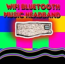 WiFi Bluetooth Headphones Headband - Android/Apple W Elastic Band - Sync... - £12.59 GBP