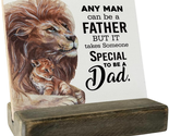 Fathers Day Gifts for Dad, Wood Plaque Gift, Dear Dad I Love You, 4.3 X ... - £16.87 GBP