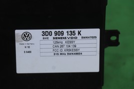 Keyless Entry Kessy Theft Locking Control Module Ecu Ecm 3d0909135K Bentley  image 3