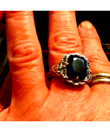 925 Sterling W/Sapphire Blue Stone~Stunning! - £24.92 GBP