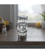 Vagabond Outdoors | Camping Is My Therapy | 20oz Spill-Resistant Tumbler - £22.98 GBP