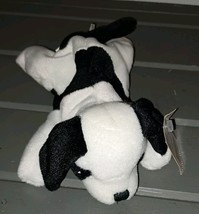 1980s Big Dogs Sportswear Beanie Saint Bernard Plush Puppy Black &amp; White - $12.59 CAD