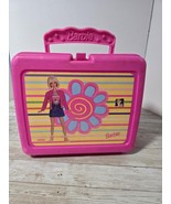 Barbie Thermos lunch Box Pink Vintage 1990’s Collectible 1998 Pink Flower - €11,85 EUR