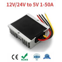 12v 24v to 5v 50A-1A Step Down Voltage Converter Reducer DC Converter Bu... - $13.48 CAD+