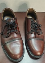 DOCKERS Brown Dress Shoes Size 10M Lace up Leather Oxford - £18.59 GBP