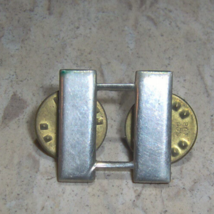 Collar Bar Pin WW2 silver genuine - $37.82