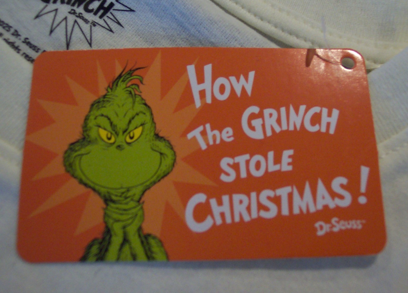 Dr. Seuss THE GRINCH WHO STOLE CHRISTMAS Max Dog T-Shirt LARGE NEW w/ TAG Item image 3