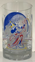 Vtg Walt Disney World Epcot Center Drink Glass Mickey Mouse World Showcase Mug - £15.52 GBP