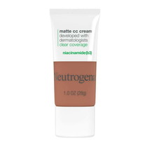 Neutrogena Clear Coverage Flawless Matte CC Cream, Amber, 1 oz - $15.83