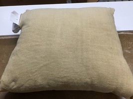 Linen Square Throw Pillow Gold - Thresholdâ„¢ - £7.18 GBP