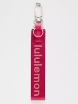 LULULEMON NEVER LOST KEYCHAIN RASPBERRY COULIS BRIGHT CORAL NWT FREE SHIP - $59.95