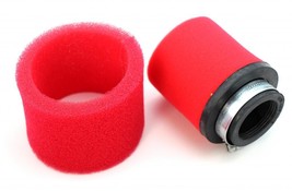 New Red Dual Layer Foam Air Filter 35mm 36mm 37mm 38mm 39mm Compare To UNI K&amp;N - £13.21 GBP