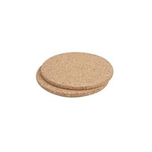 T&amp;G Set of 2 Round Hot Pot Stands In Natural Cork D20cm x H9mm  - £24.55 GBP