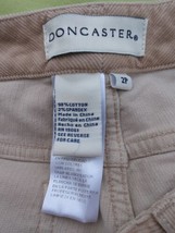 Don Caster Women&#39;s Corduroy Jeans  Tan Size 2 Petite Cotton/Spandex - $21.78