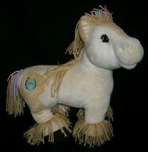 12&quot; CABBAGE PATCH KIDS 2005 YELLOW &amp; CREME HORSE STUFFED ANIMAL PLUSH DO... - £18.22 GBP