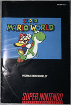 Super Mario World, Manual (Nintendo, 1991, SNES) BOOK ONLY - $9.49
