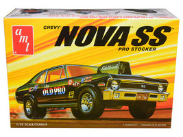 Skill 2 Model Kit 1972 Chevrolet Nova SS Pro Stocker 1/25 Scale Model AMT - £35.93 GBP