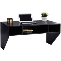 Contemporary Space Saver Floating Style Laptop Desk in Black - £166.62 GBP