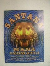Santana Mana Handbill Poster Carlos @ Portland Meadows - £35.47 GBP