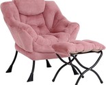 Lazy Chair With Ottoman, Modern Accent Leisure Upholstered Sofa Chair, L... - $315.99