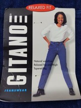 Gitano Vintage Relaxed Fit Size 16 Tall Women Dark Blue Denim Jeans  - $39.60