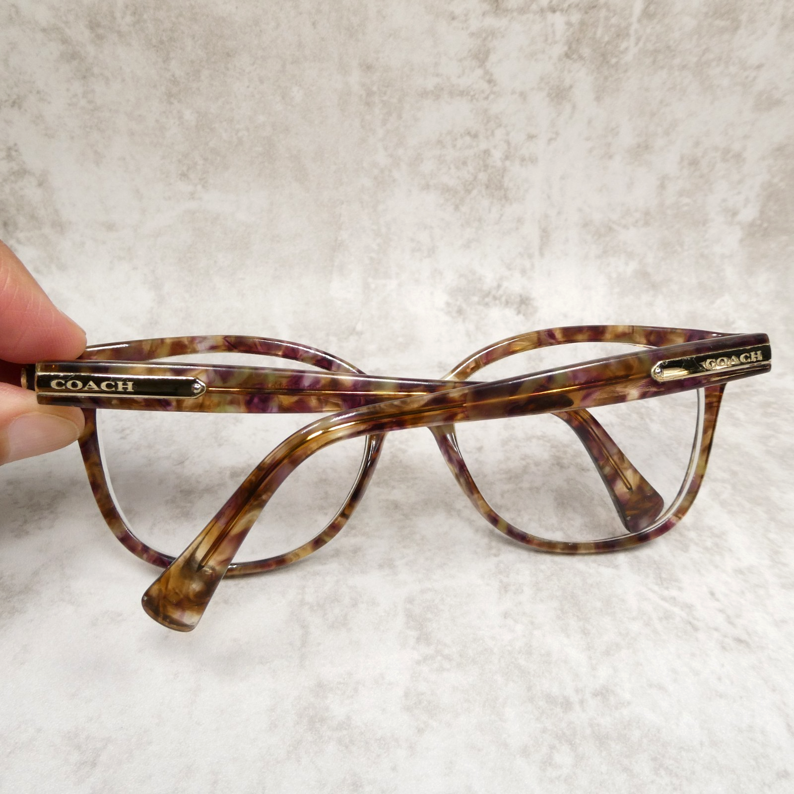Coach Confetti Light Brown Sunglasses Eyeglasses FRAMES - HC8132 L109 57-17-135 Item image 4