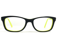 Nike Kids Eyeglasses Frames 5509 029 Black Neon Yellow Rectangular 48-17-130 - £29.72 GBP