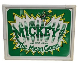 Mickeys Fine Malt Liquor &quot;The Mean Green&quot; Lighted Beer Sign (1984) - £127.35 GBP